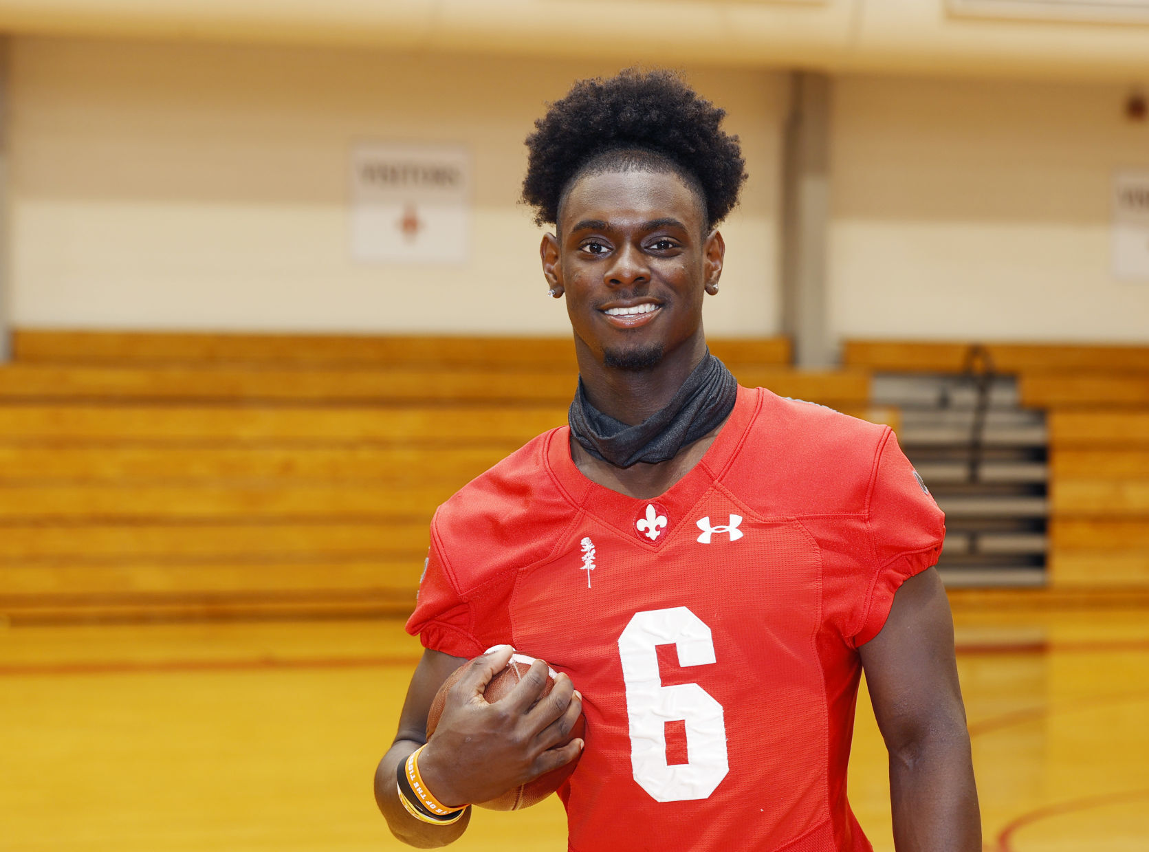 St. Chris receiver Andre Greene Jr.,